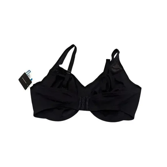 Wacoal Women's Body By 2.0 Mesh-Detail Underwire Bra Black Size 38DDD NWT